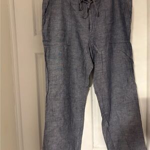 GAP Women’s  Gray light Blue Linen Pants